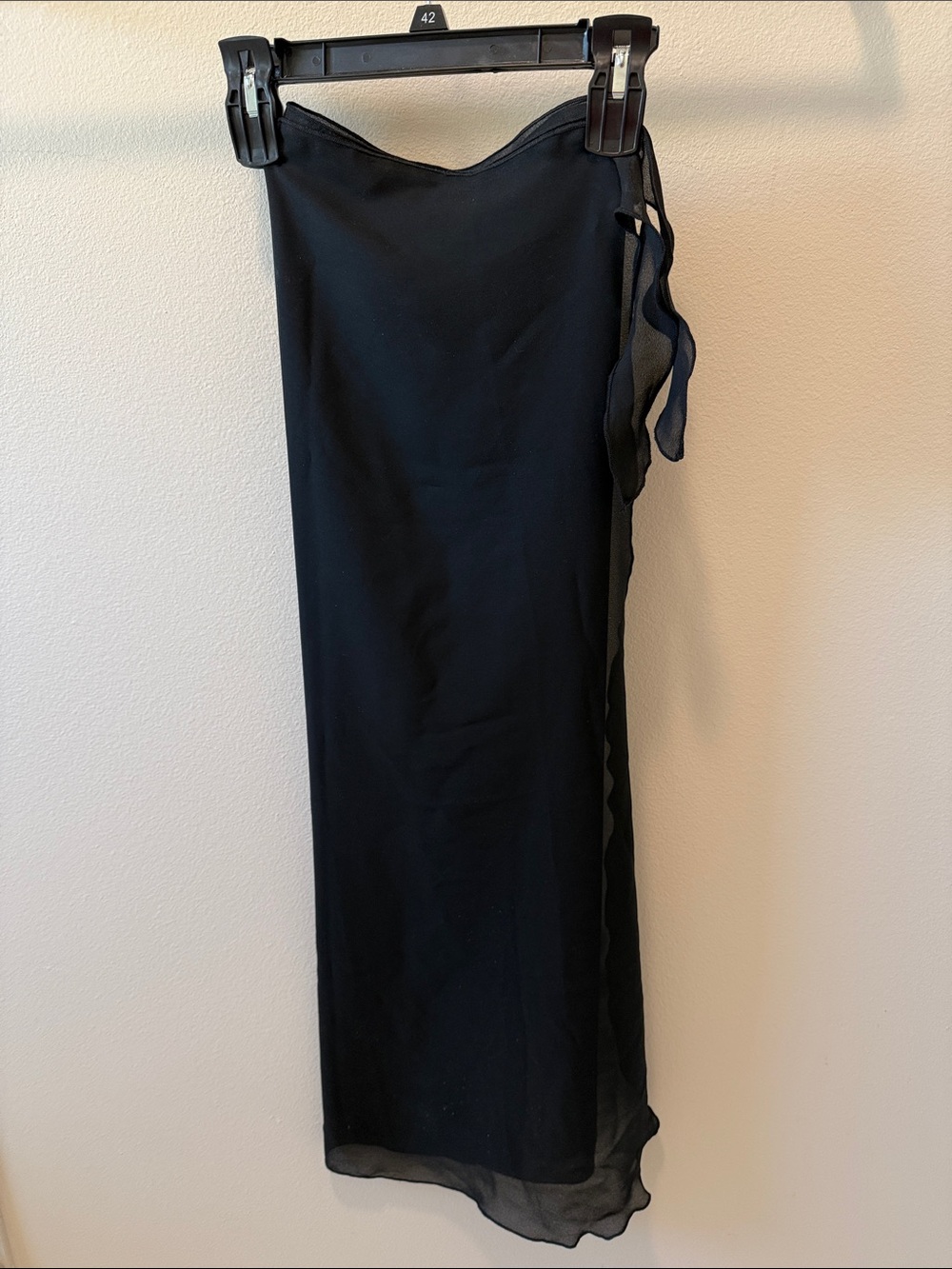 Westbound Beach Coverup Black Women’s Sleek Side-Tie Detail OS (one size)